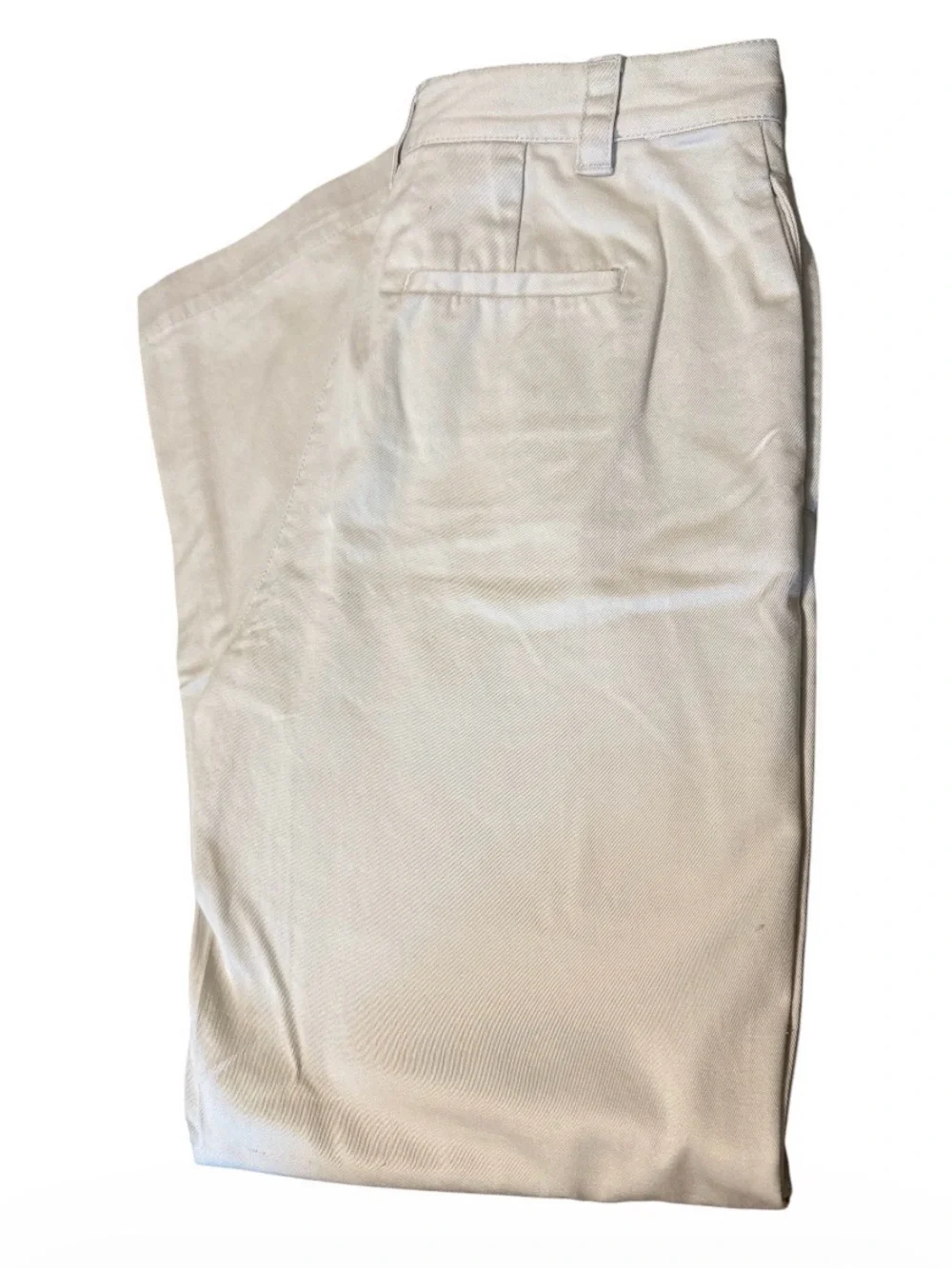 J.Crew Broken-In Boyfriend Chino Pants Sz P6 White Cream 100% Cotton Petite NWOT